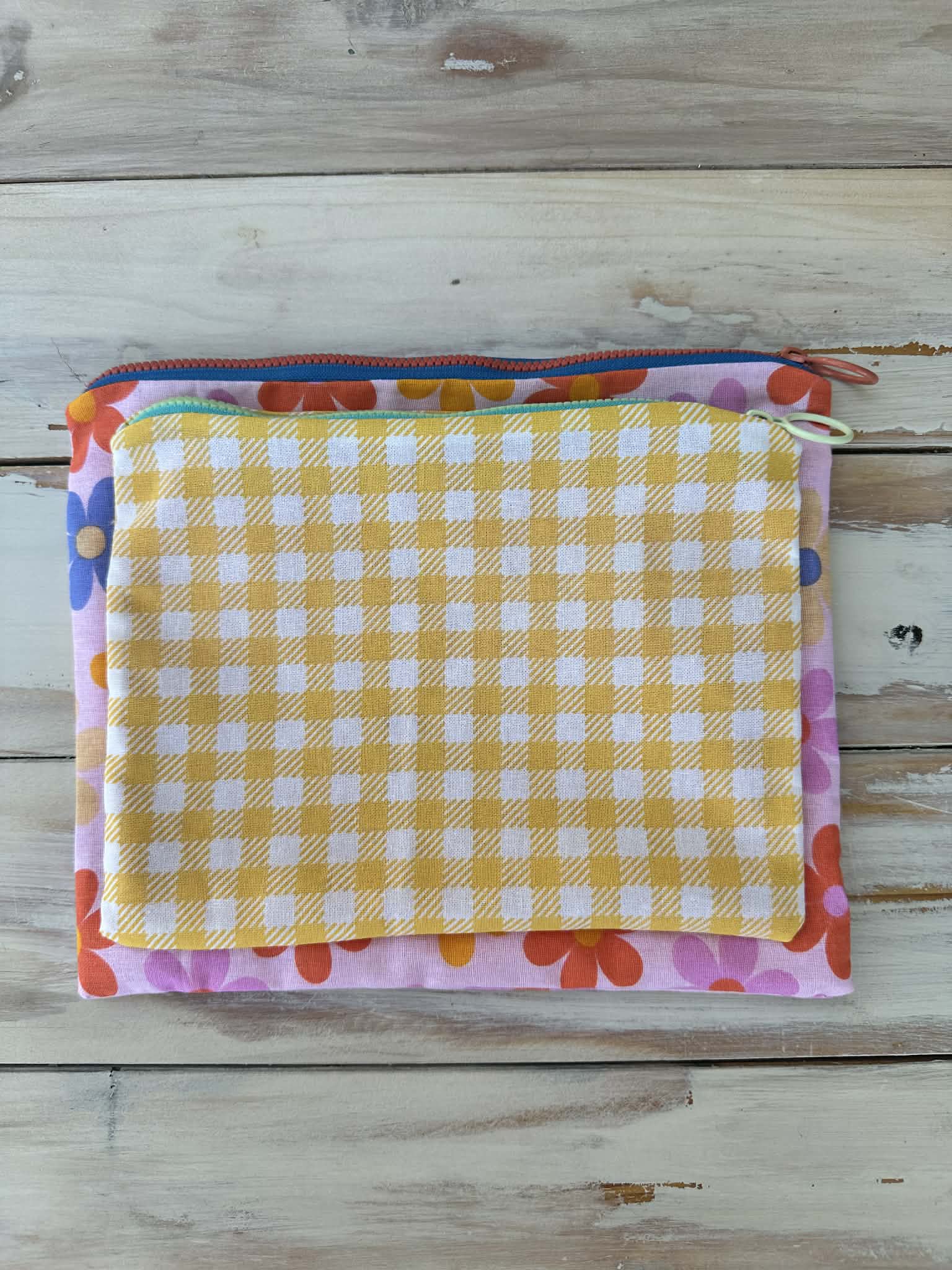 Petal Pop Floral Makeup/Accessory Pouch - Large