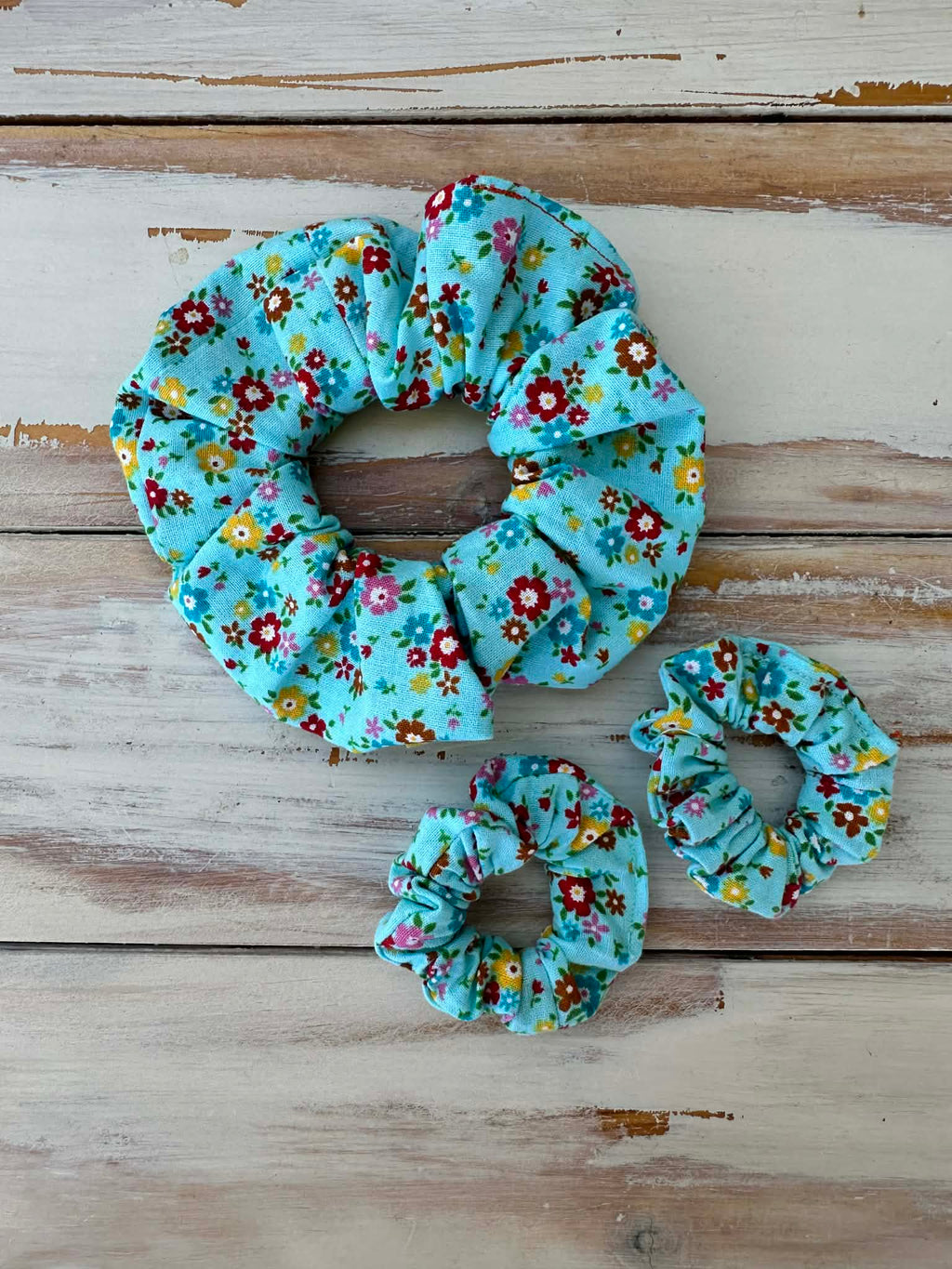 Birthday Bloom Mini Scrunchies