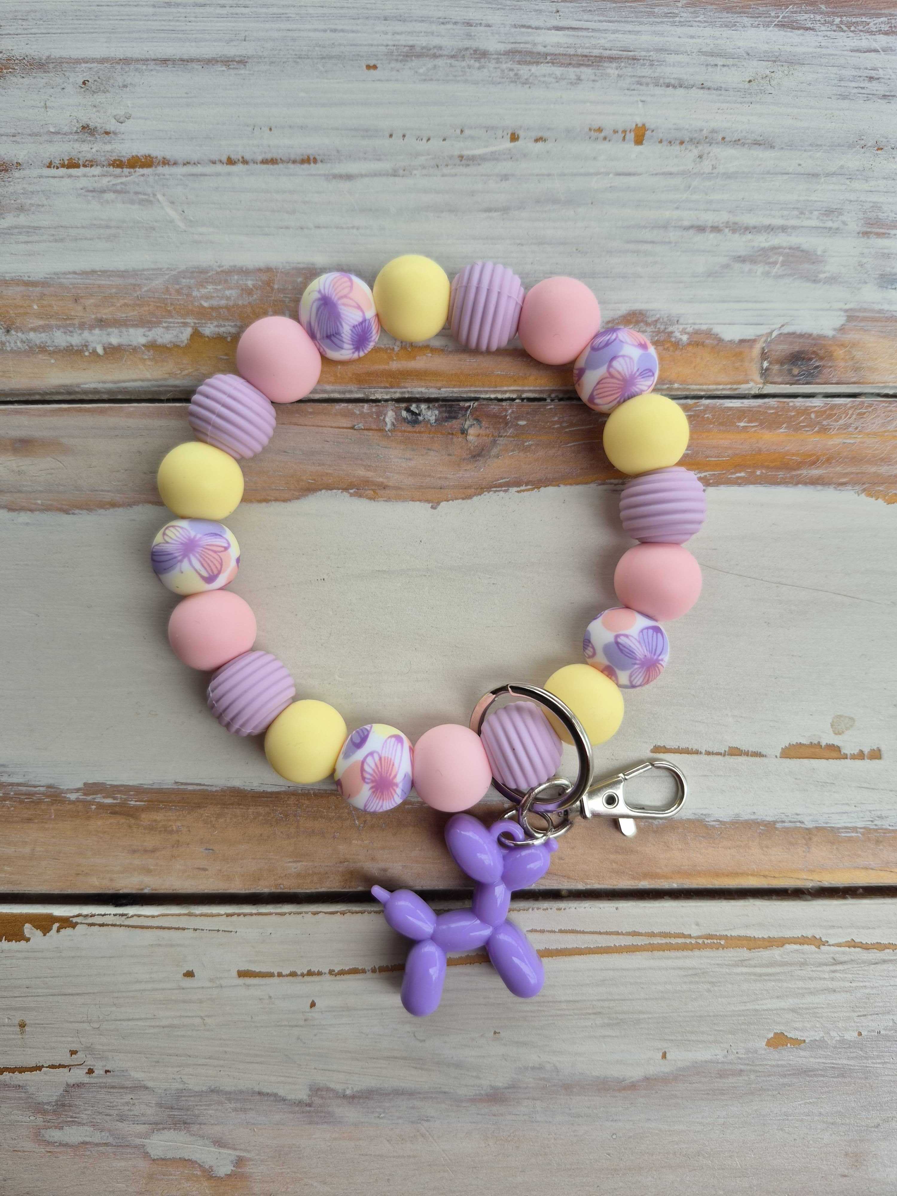 Love Yourself Silicone Bead Wristlet
