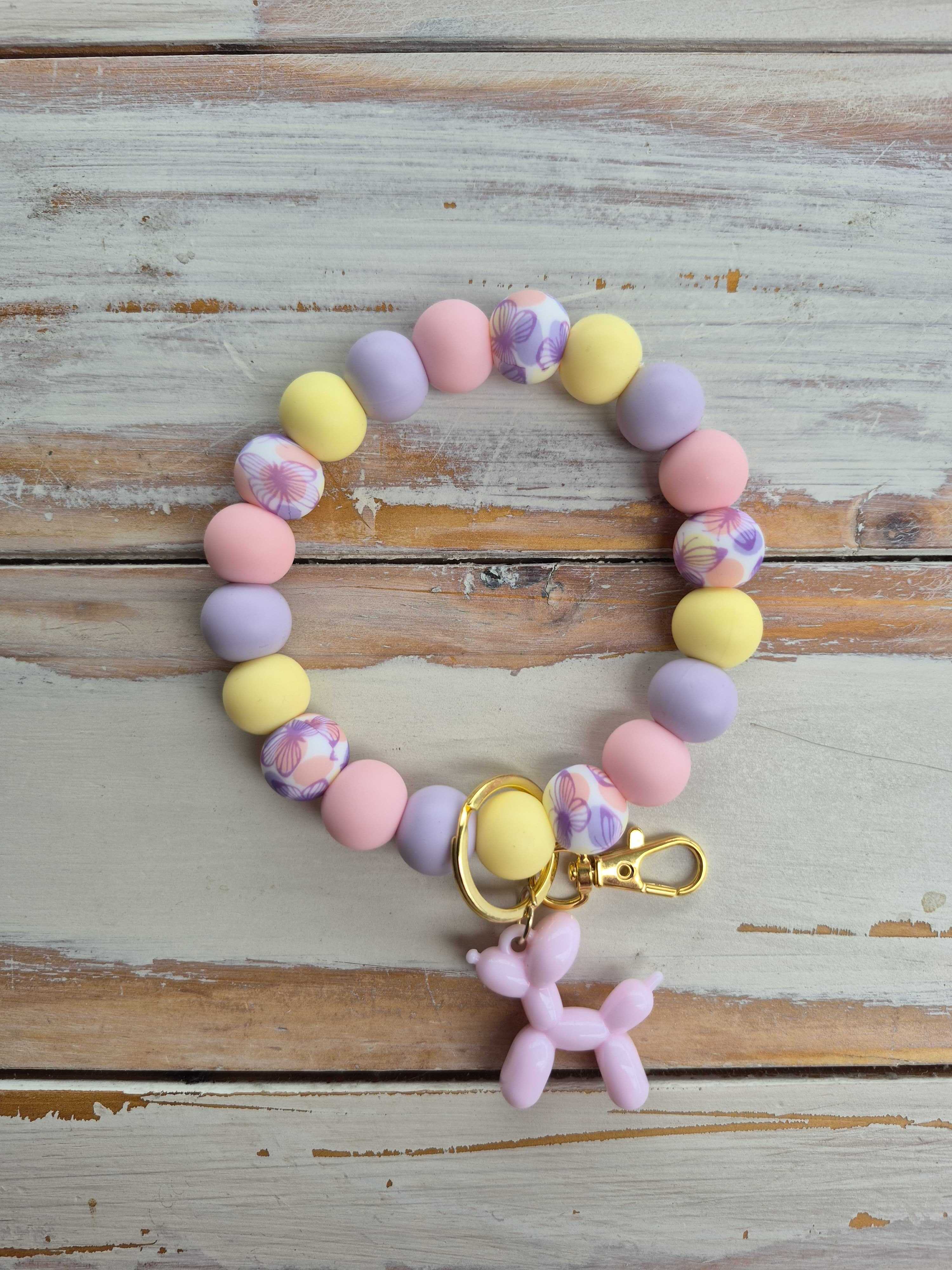Love Yourself Silicone Bead Wristlet