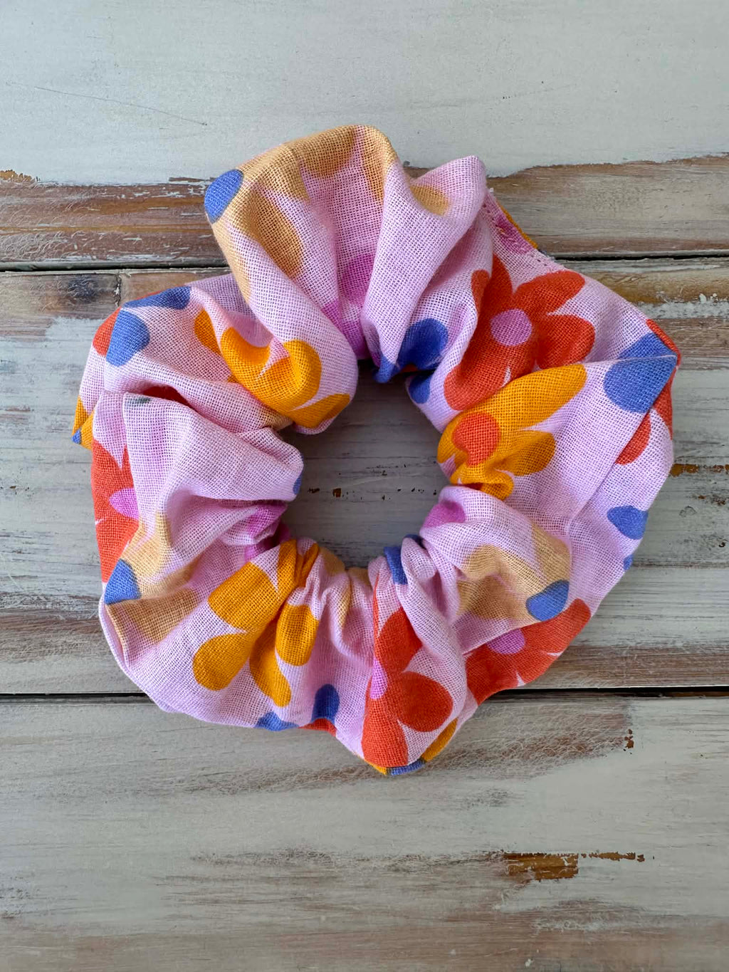 Petal Pop Floral Scrunchie
