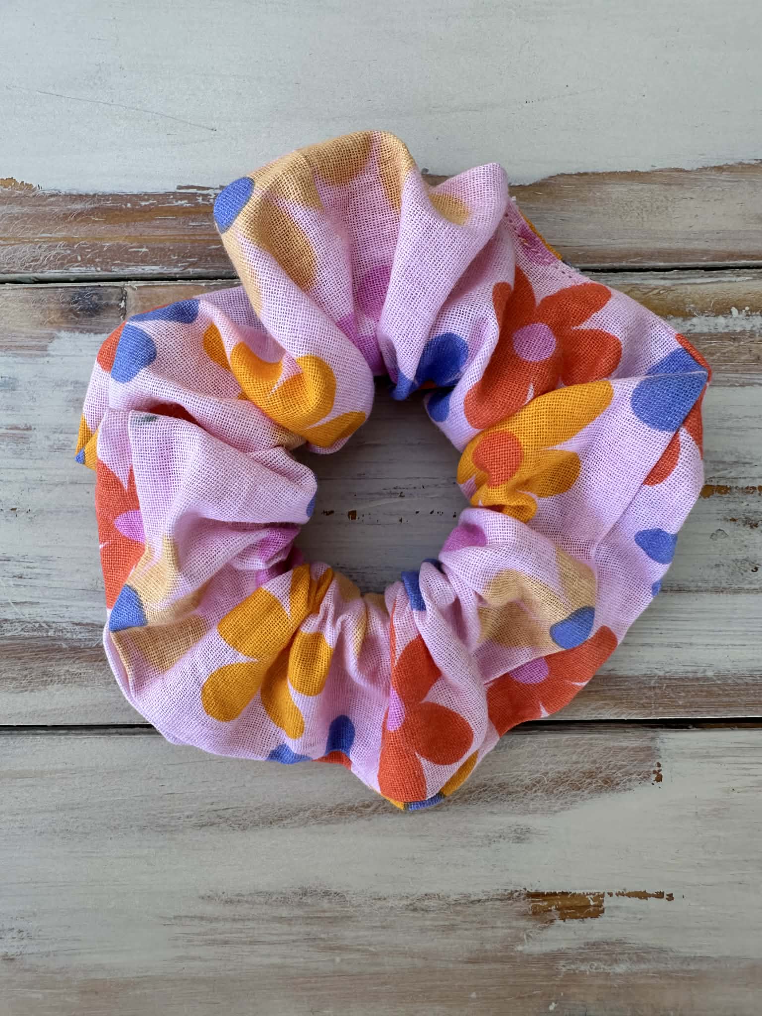 Petal Pop Floral Scrunchie