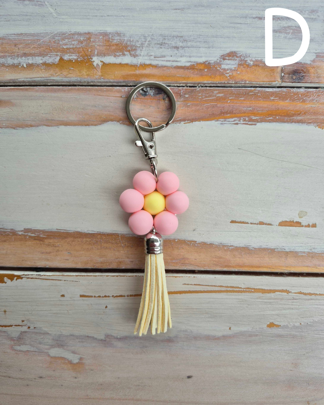 Love Yourself Daisy Keychain