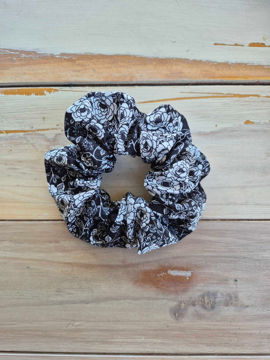 Moonlight Floral Scrunchie