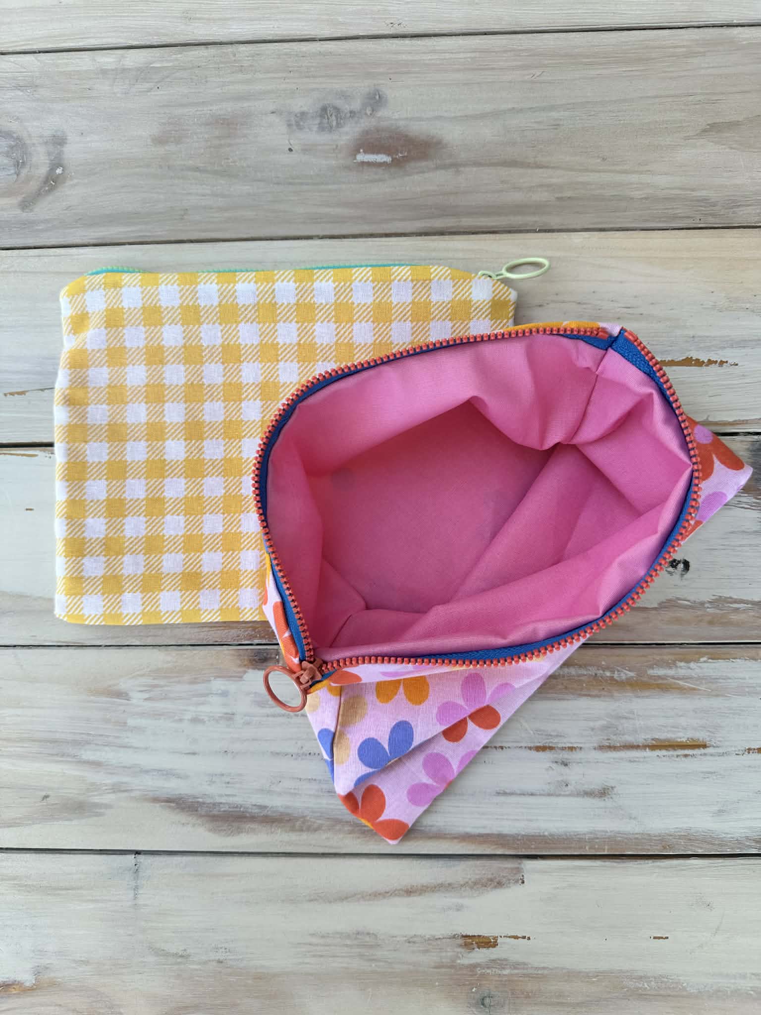 Petal Pop Floral Makeup/Accessory Pouch - Large