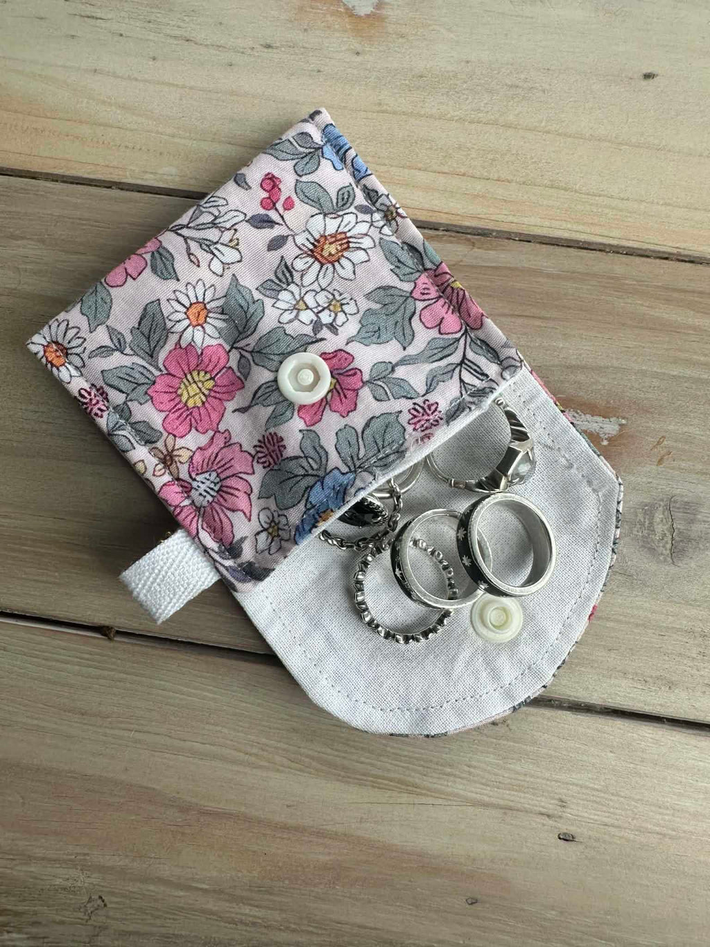 Love Yourself Floral Earbud Pouch