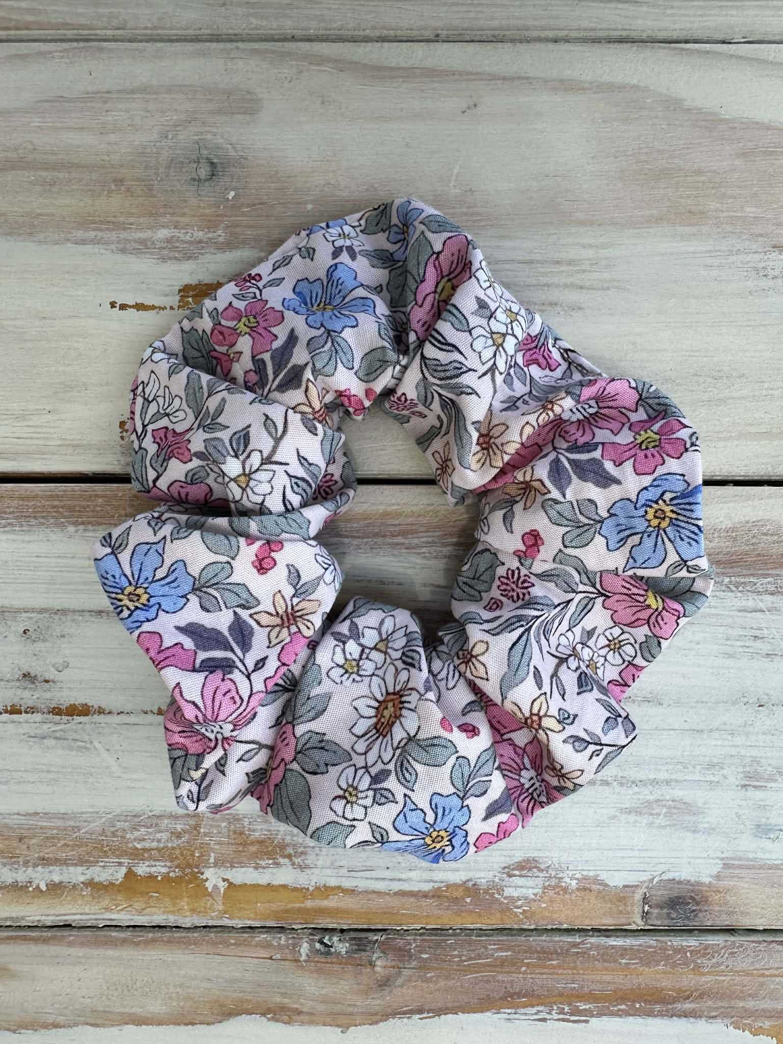 Love Yourself Floral Scrunchie