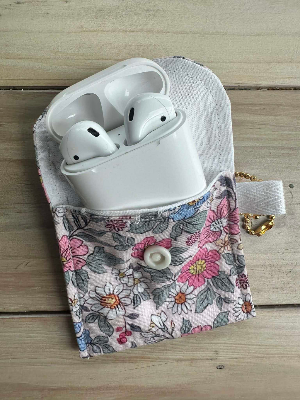 Love Yourself Floral Earbud Pouch