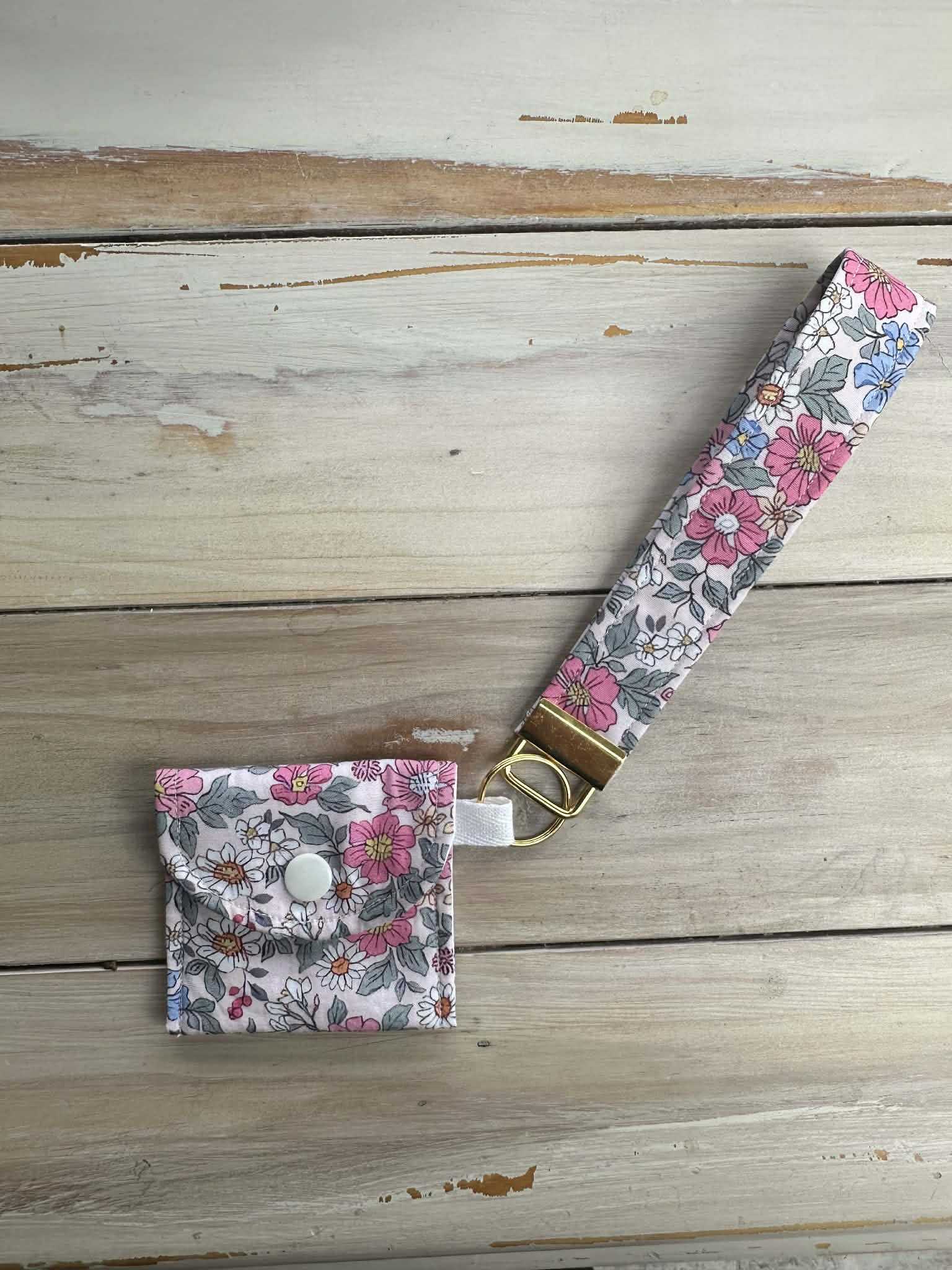 Love Yourself Floral Earbud Pouch