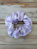 Purple Gingham Scrunchie