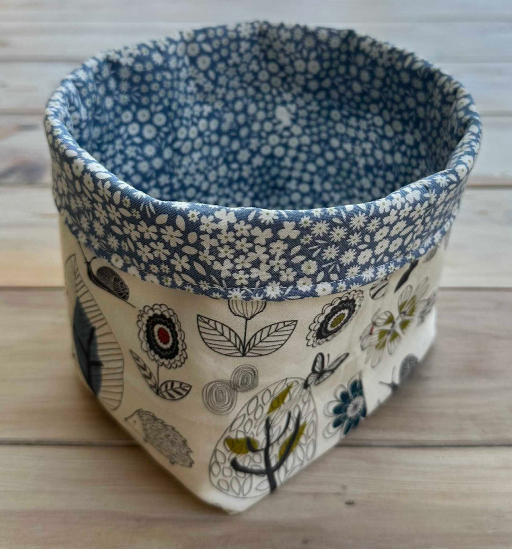 Woodland Meadow Fabric Bowl - Large