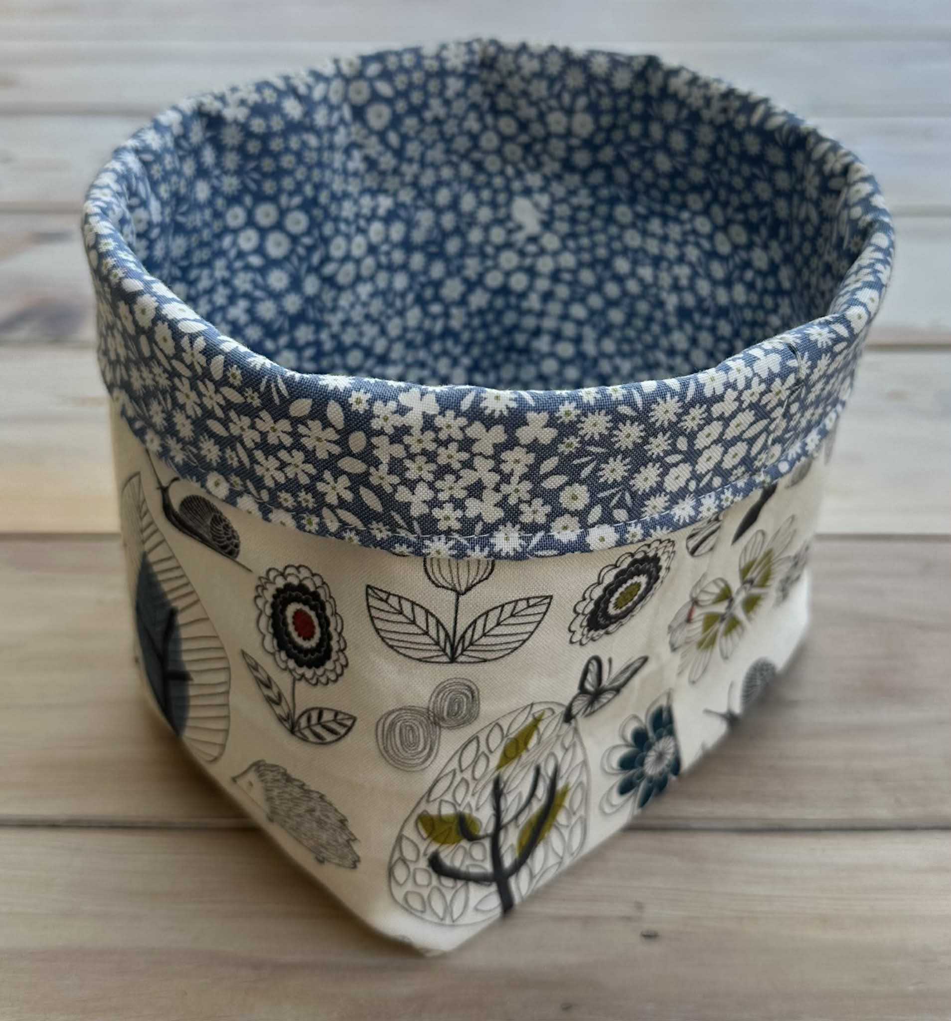 Woodland Meadow Fabric Bowl - Large