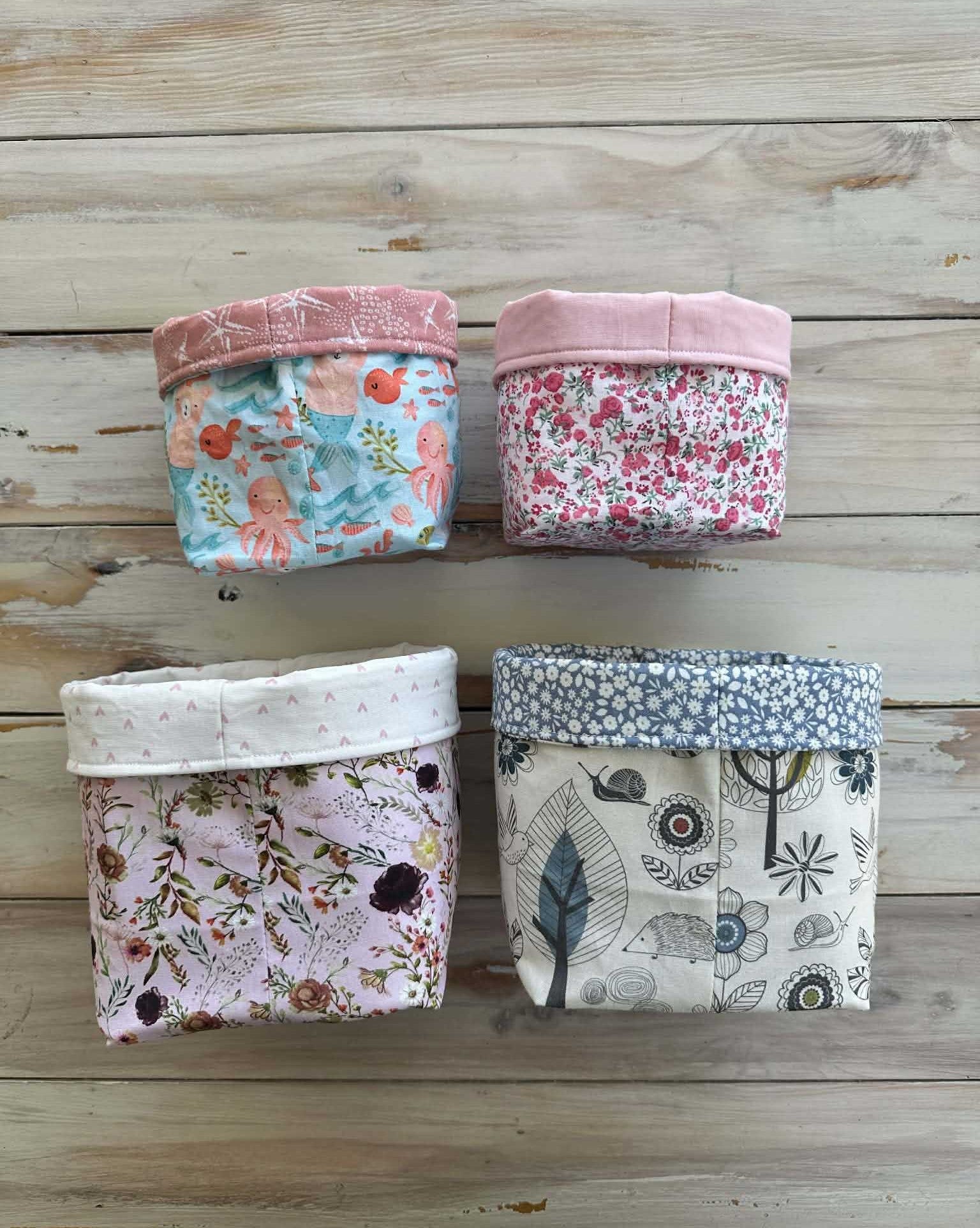Woodland Meadow Fabric Bowl - Large