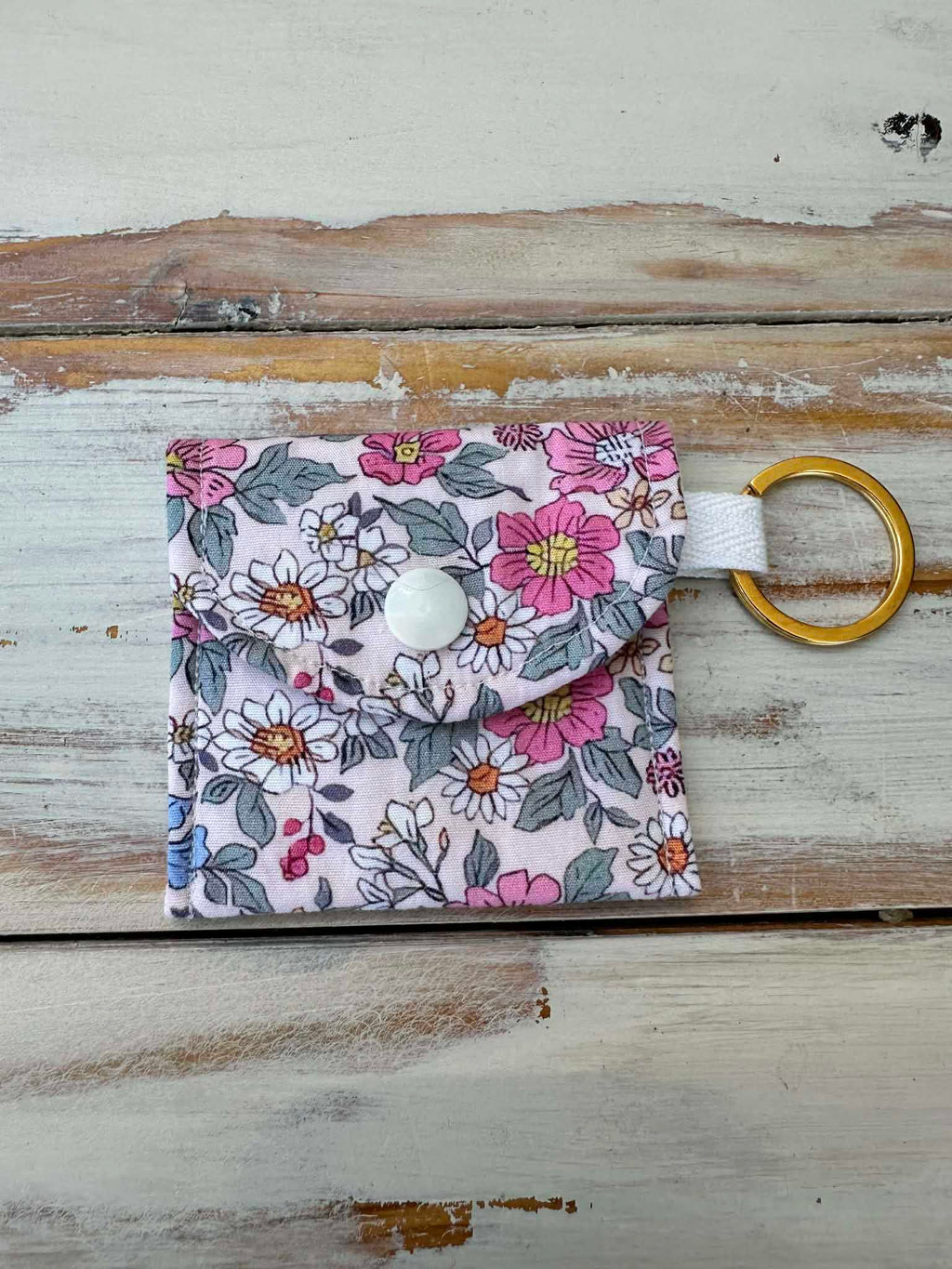 Love Yourself Floral Earbud Pouch