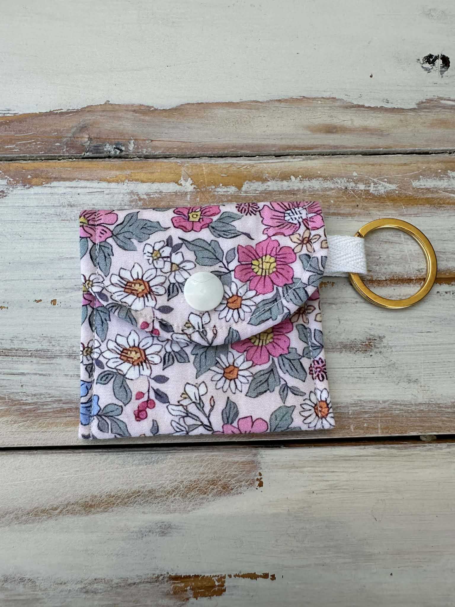 Love Yourself Floral Earbud Pouch