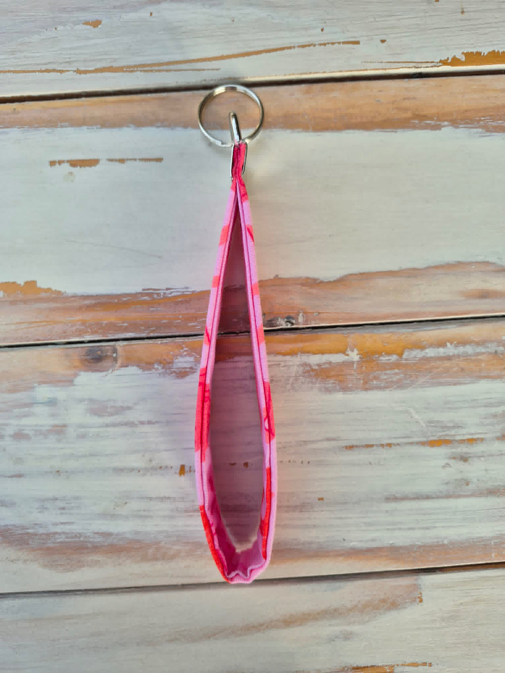 Berry Bow Fabric Wristlet