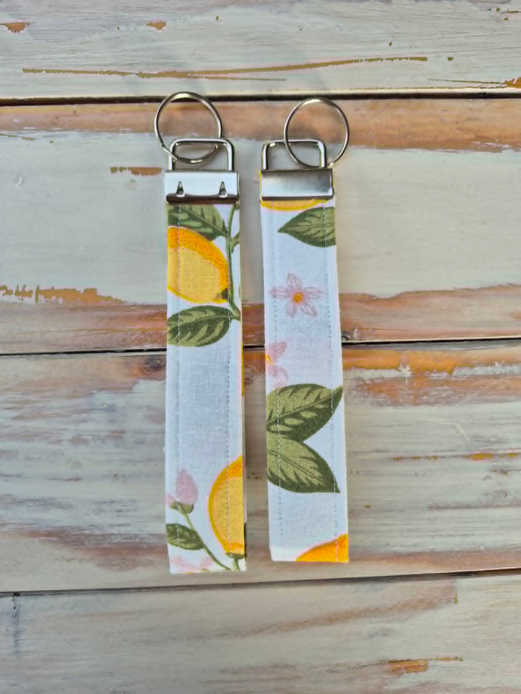 Slice of lemon Fabric Wristlet