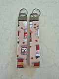 Coffee Date Fabric Wristlet