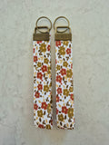 Toasted Floral Fabric Wristlet