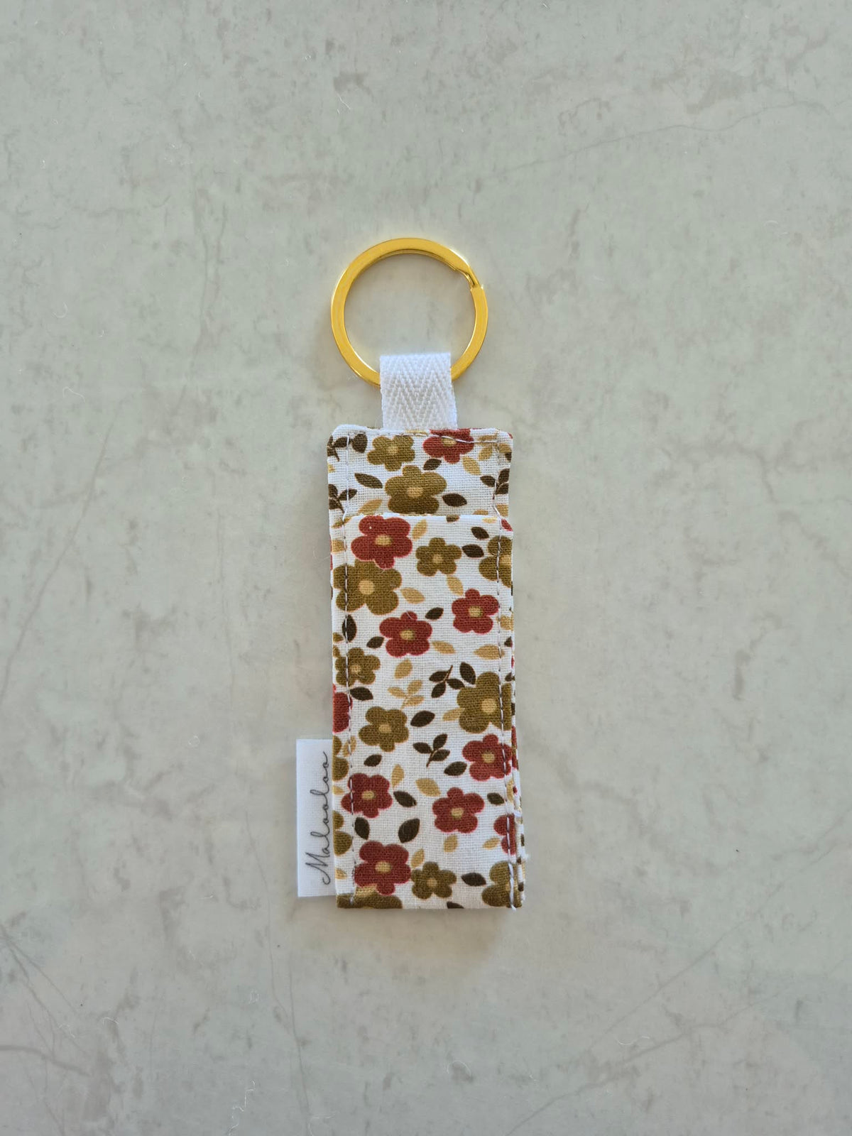 Toasted Floral Chapstick Holder