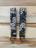 Moonlight Floral Fabric Wristlet