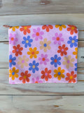 Petal Pop Floral Makeup/Accessory Pouch - Large