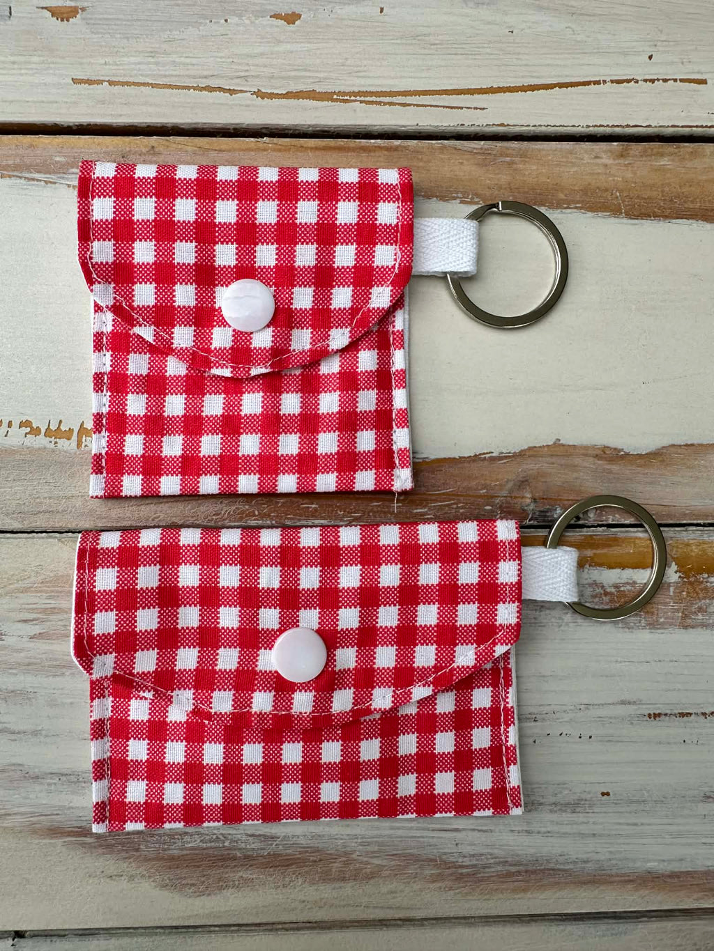 Gochugaru Gingham Earbud Pouch