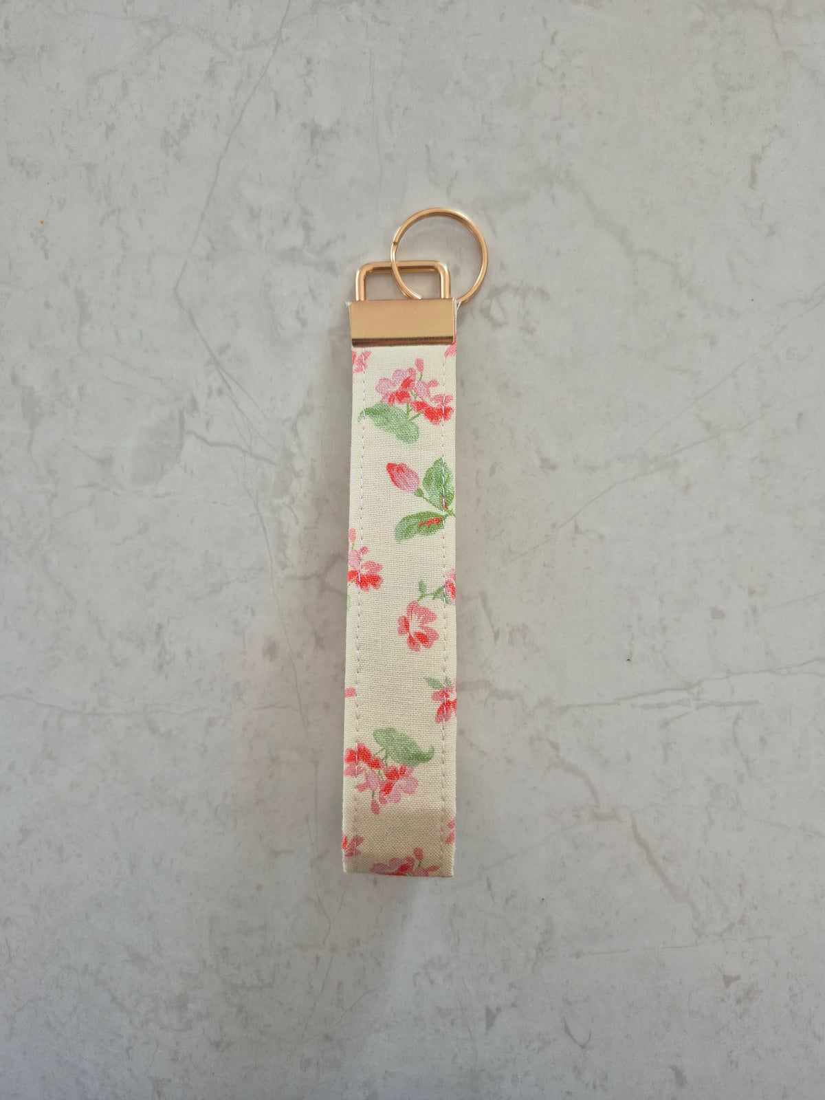 Marigold Rosette Fabric Wristlet